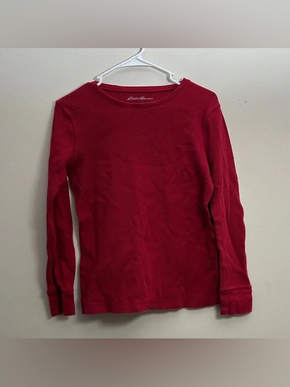 Eddie Bauer Women's Long Sleeve Crewneck Tee - Red